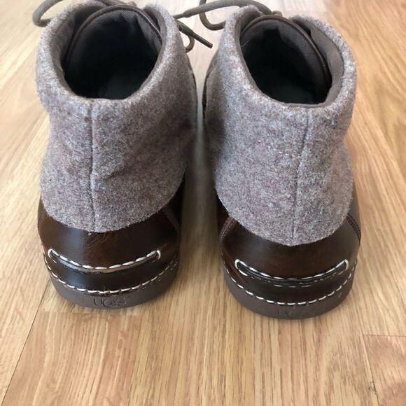 UGG Australia KALDWELL Brown Leather Wool Chukka Boots 1003885 VIBRAM main image 6
